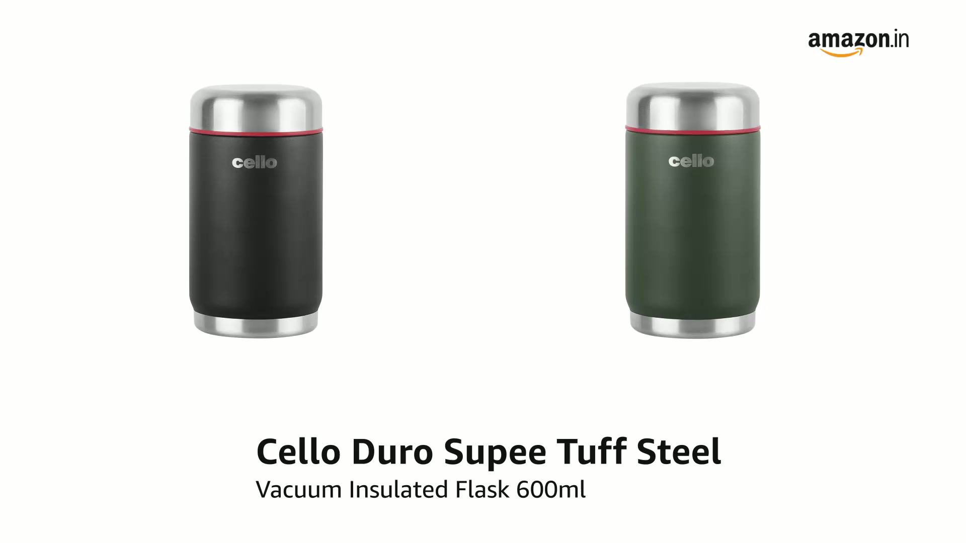 Cello Duro Supee Tuff Steel Series, Double Walled, Vacusteel Water